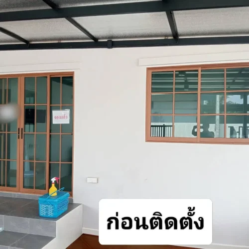 ร้านนิพนธ์ ฟิล์ม นครปฐม ผลงานติดตั้งฟิล์มกันความร้อนบ้านพักอาศัย ป้องกัน UV