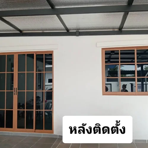 ร้านนิพนธ์ ฟิล์ม นครปฐม ผลงานติดตั้งฟิล์มกันความร้อนบ้านพักอาศัย ป้องกัน UV
