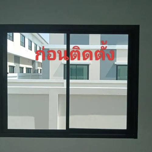 ร้านนิพนธ์ ฟิล์ม นครปฐม ผลงานติดตั้งฟิล์มกันความร้อนบ้านพักอาศัย ป้องกัน UV